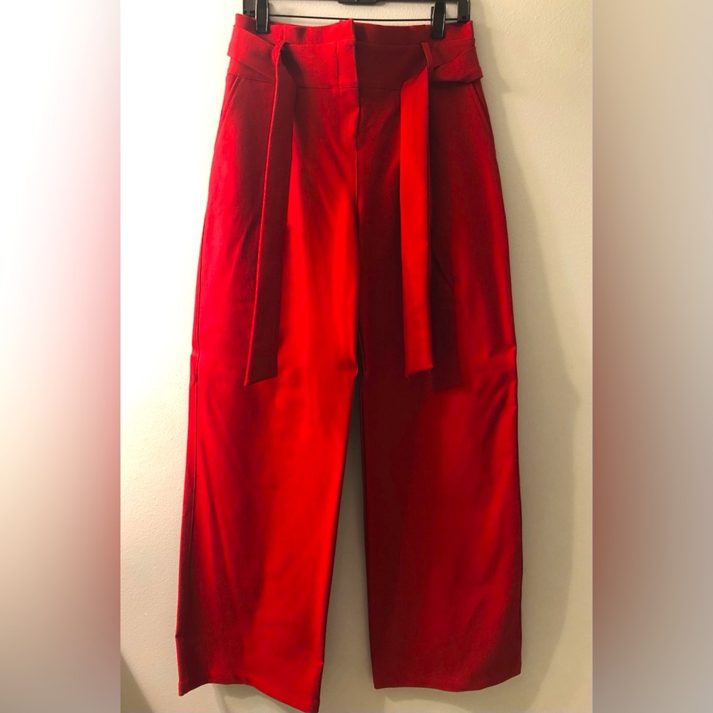 Anthropologie tie waist culottes, L (US 14)
